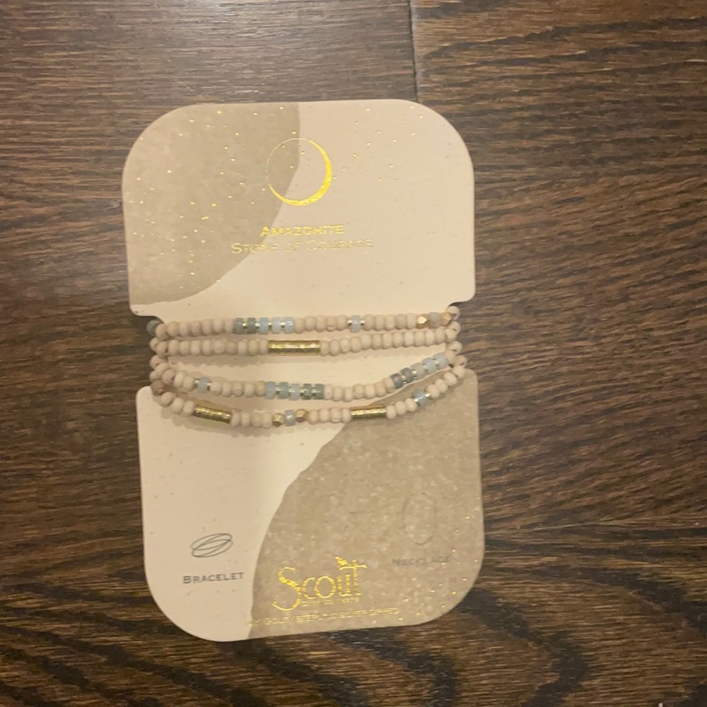 Amazonite Stone of Courage Bracelet/Necklace